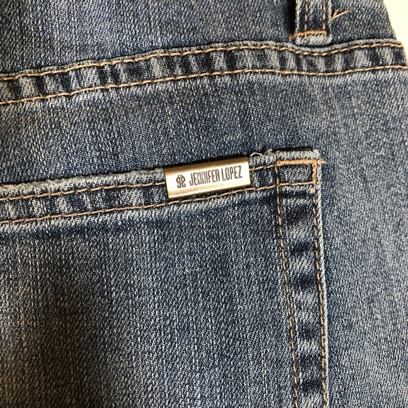 Jennifer Lopez Boyfriend Jeans Rhinestones MidRise - Picture 6 of 7